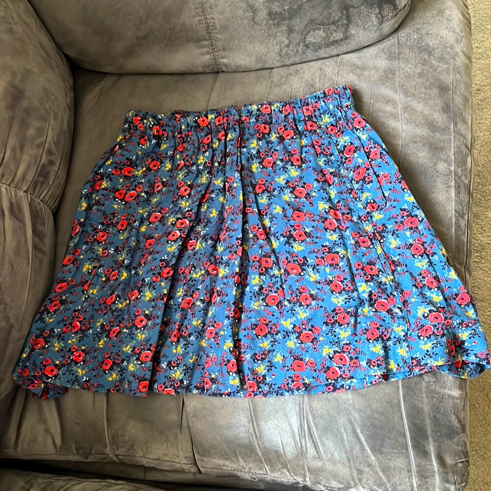 Silence + Noise XS Floral Skirt